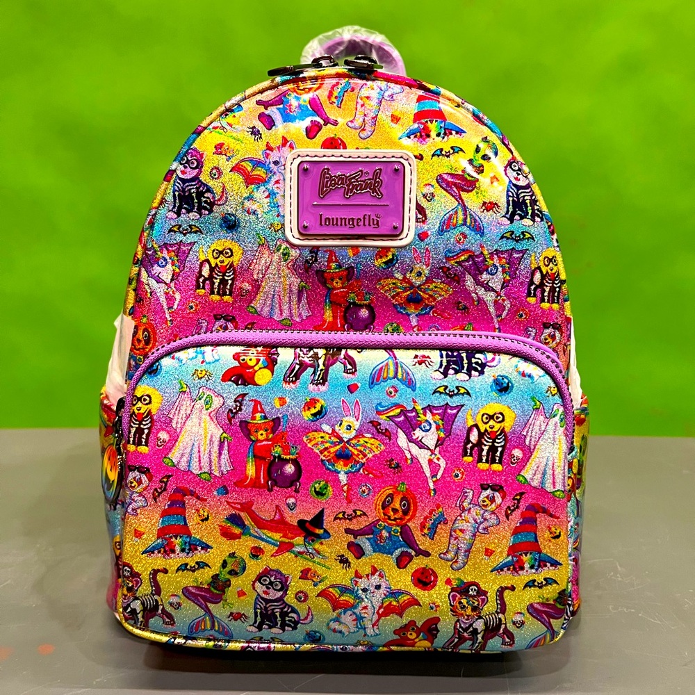 LISA FRANK HALLOWEEN AOP MINI BACKPACK- NWT
